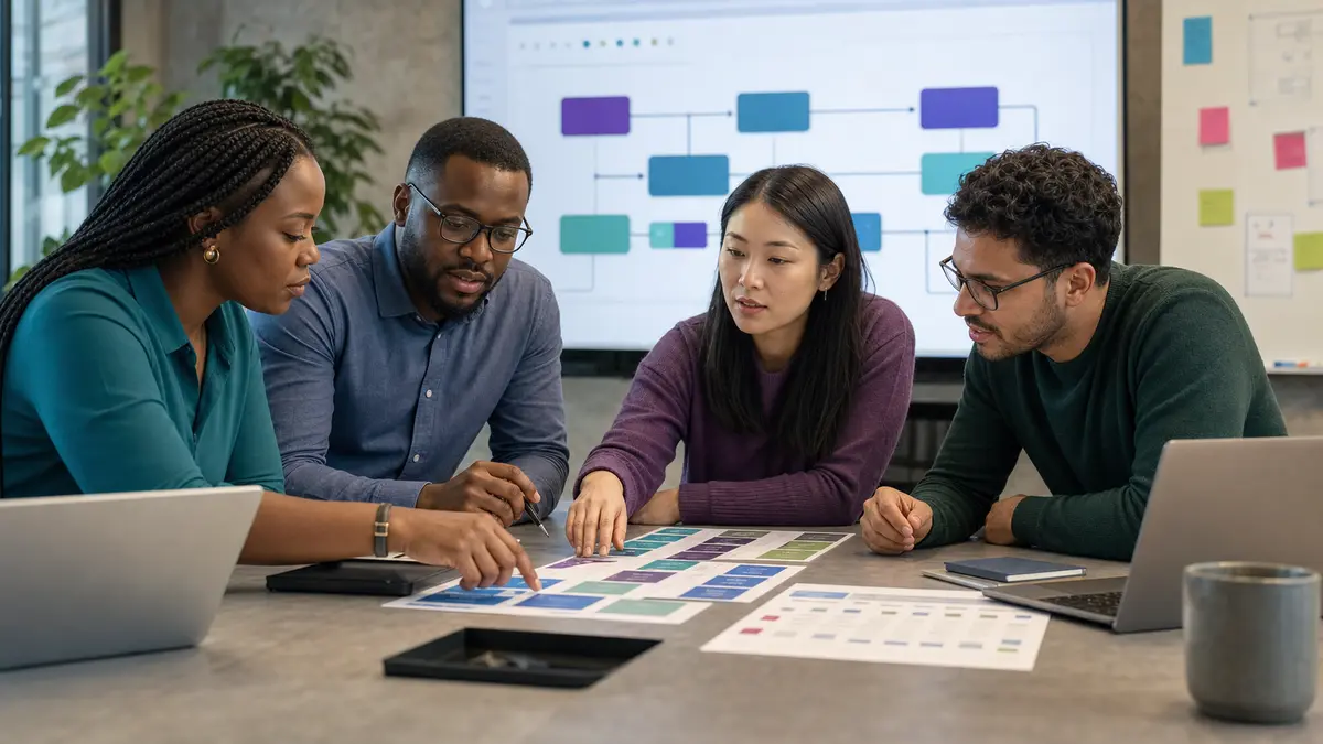 Team building practical AI skills through a guided program and applied project
