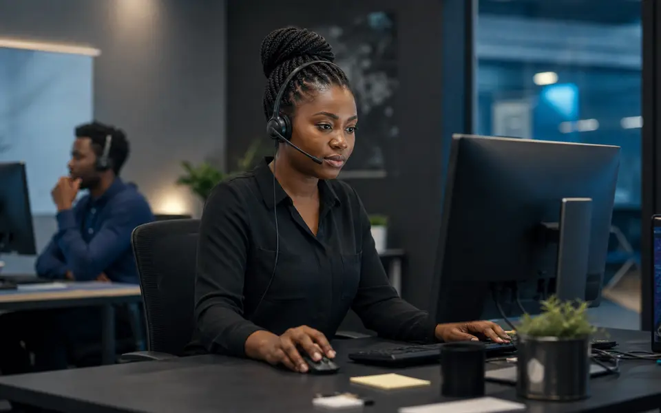 Customer conversation team coordinating messages, meetings, handoffs, and follow-up